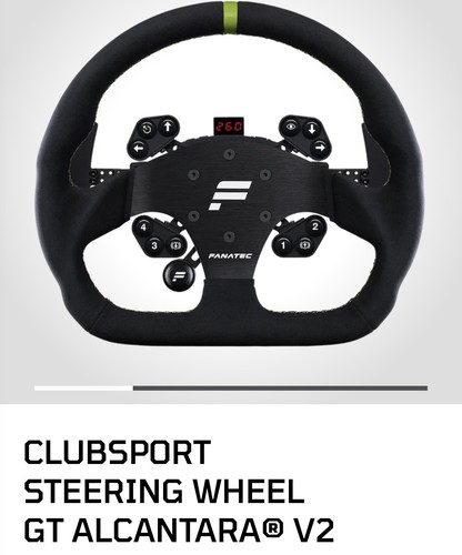 Volante fanatec clubsport - volante,