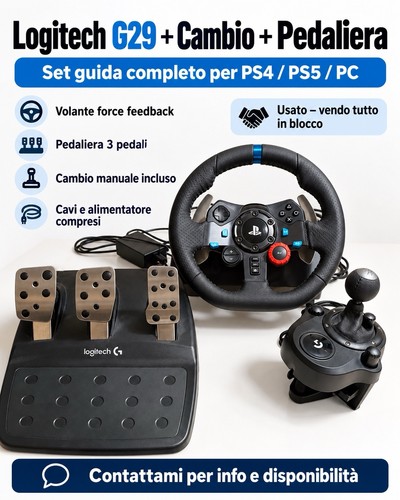 Logitech g29 volante corsa - g29,